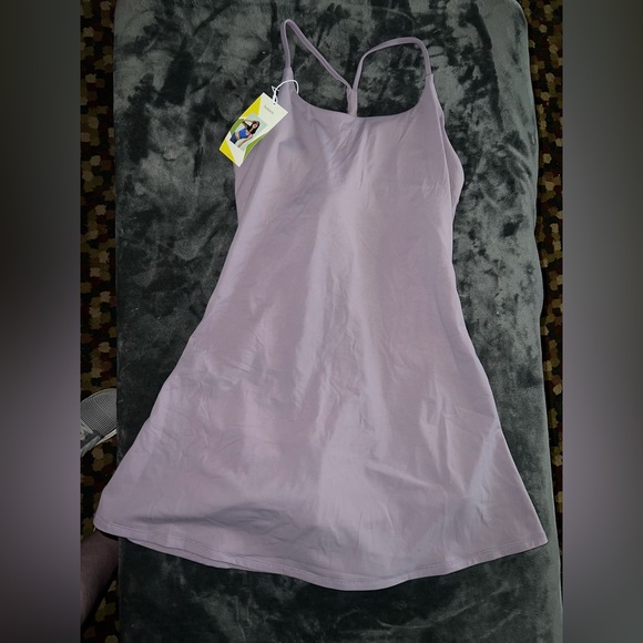 Halara Everyday Dress- Euphoria Lilac Chocolate Mauve Size Medium New with tag - Picture 9 of 9